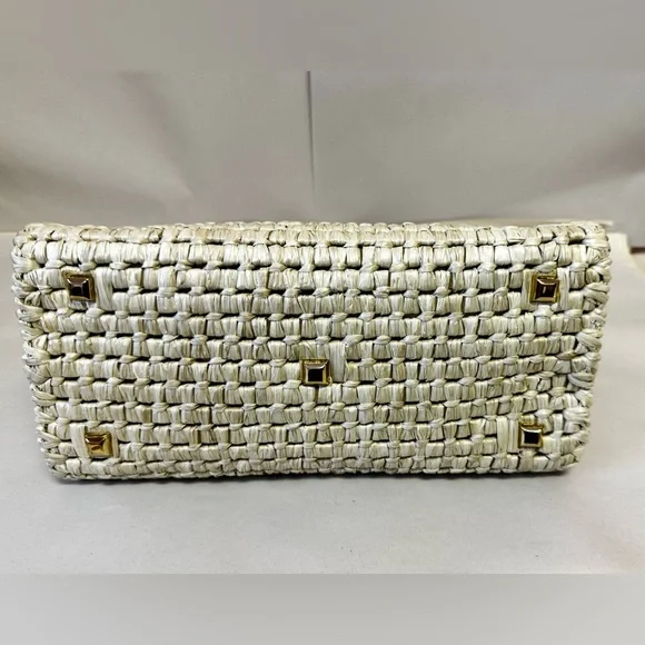 Salvatore Ferragamo Studio Raffia Bag - Picture 3 of 6